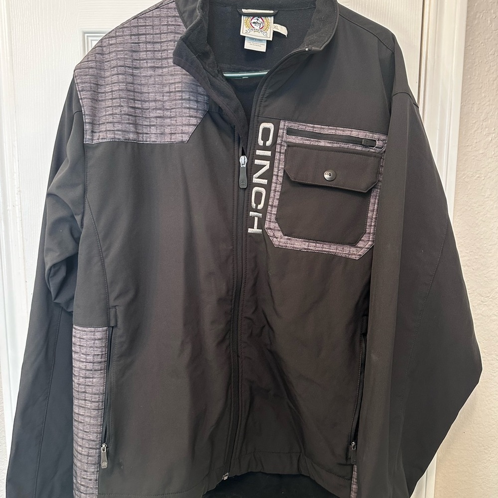 Cinch Black and Gray Men's Jacket